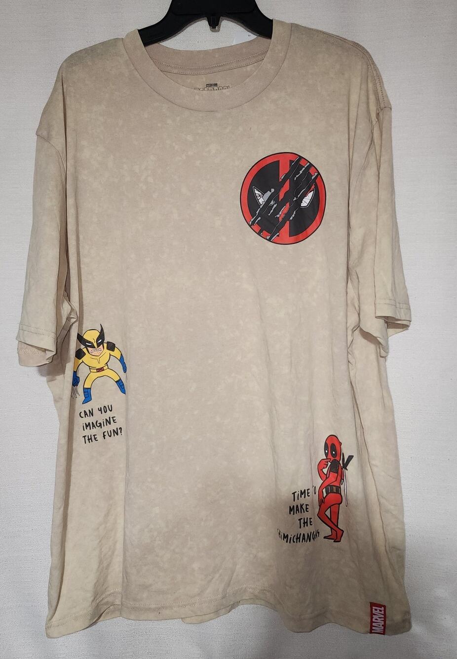 Deadpool shirt men's XXL shirt